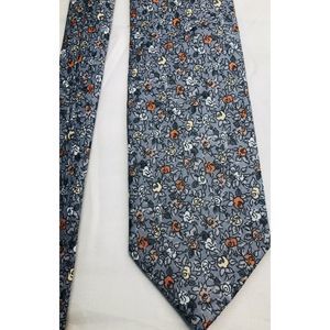 THE TIE BAR all Textured/Woven Silk Tie Blue